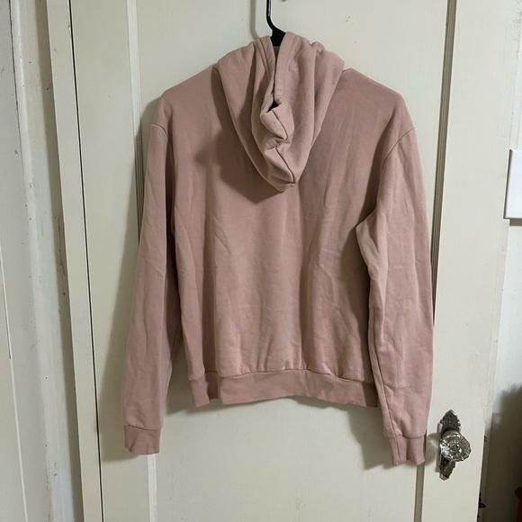Pink basic “love” hoodie. - Picture 2 of 4